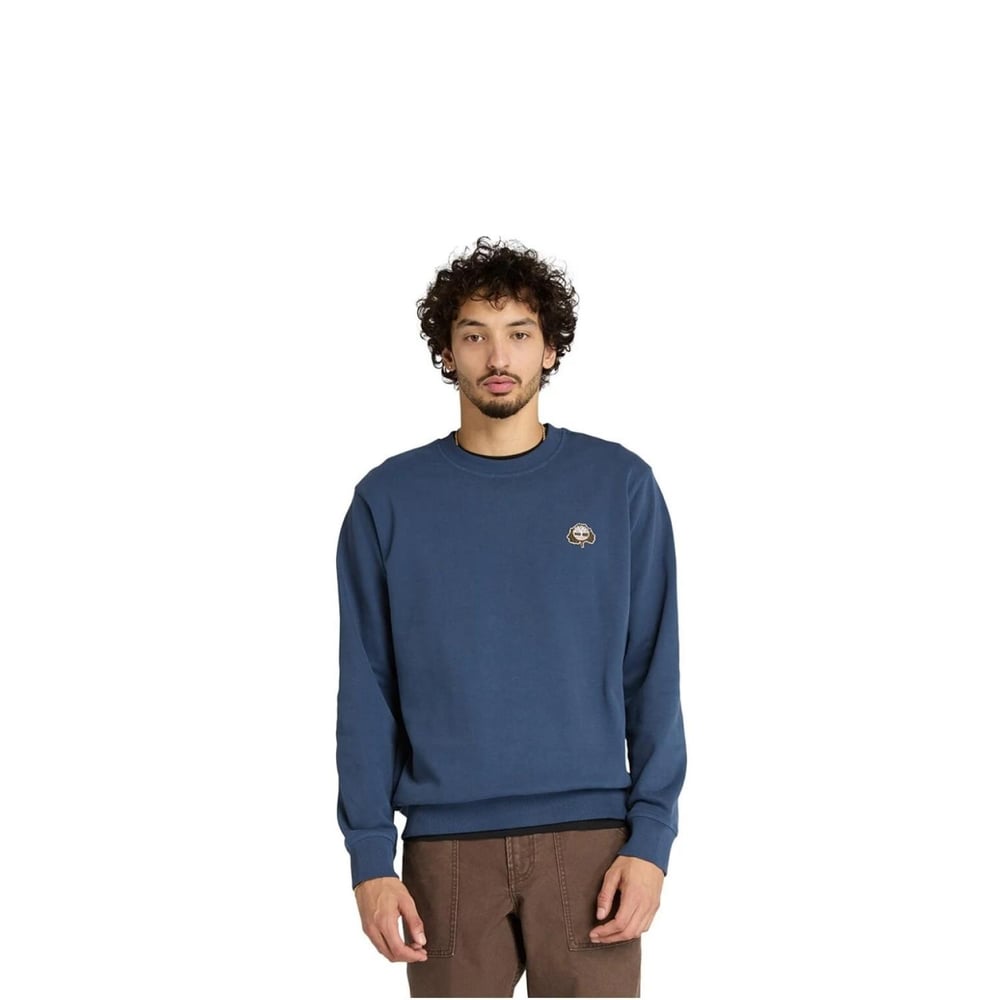 Timberland Tree Logo Patch Crewneck Erkek Sweatshirt - TB0A6HHKEYO1