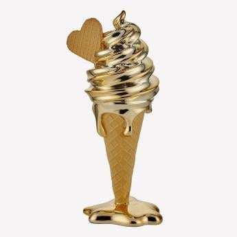 Altın Dekoratif Obje 14 Cm Happy Taste