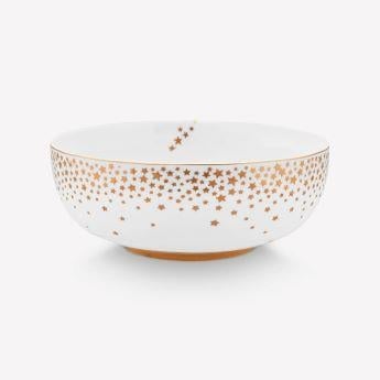 Beyaz Porselen Salata Kasesi 15 Cm