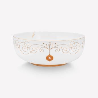Beyaz Porselen Servis Kasesi 23 Cm