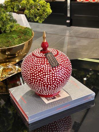 BORDO BEYAZ BENEKLİ KÜP