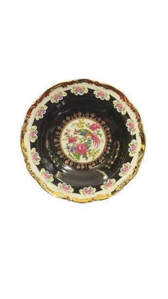 ÇUKUR YEMEK TABAĞI SİYAH