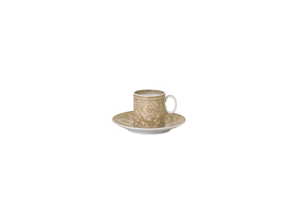 Espresso Fincan-Tabak Barocco Beige