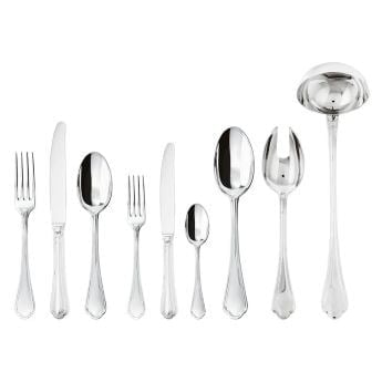 Filet Toiras Gümüş Kaplama 75 Parça