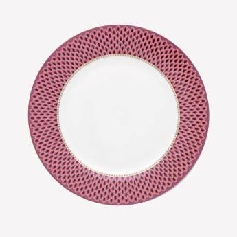 Kırmızı Porselen Yemek Tabağı 26,5 Cm
