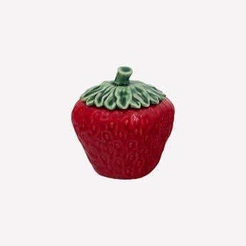 Kırmızı Seramik Saklama Kabı 450 Ml Strawberries
