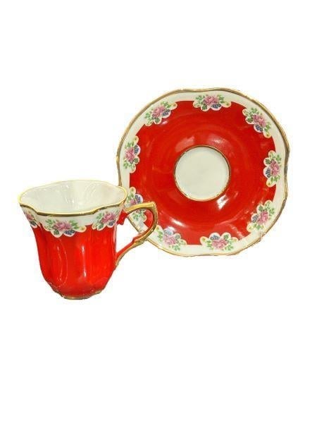 MODERN ÇAY FİNCANI KIRMIZI
