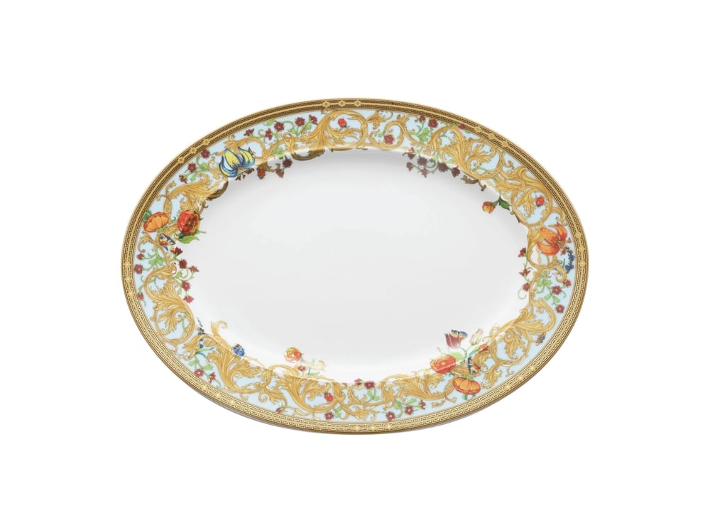 Oval Servis 34 cm Le Jardin de Versace