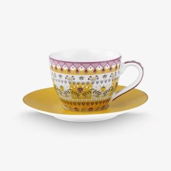 Pip Studio Sarı Porselen Kahve Fincanı 120 Ml
