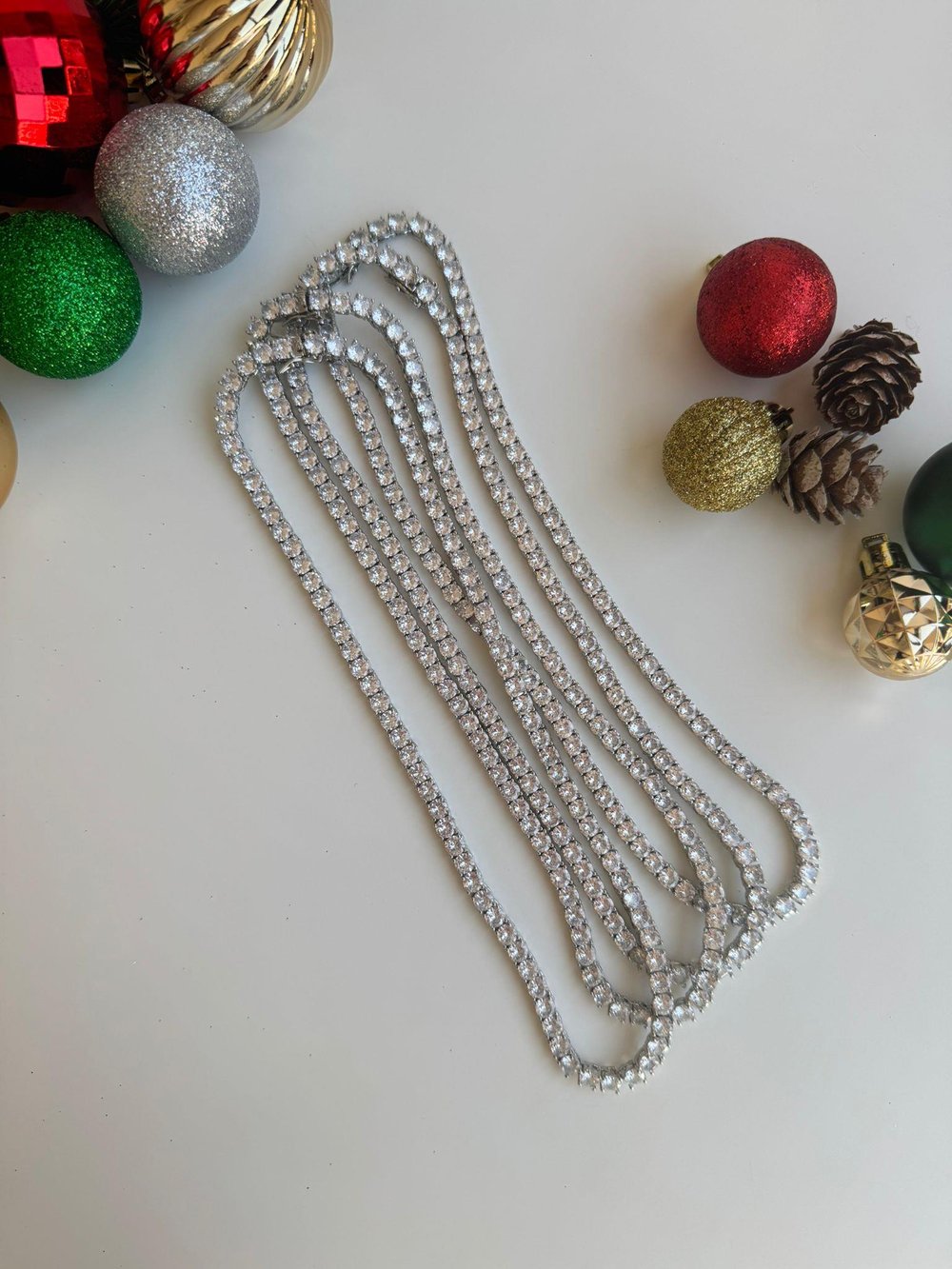 Döküm Su Yolu Kolye (Silver)