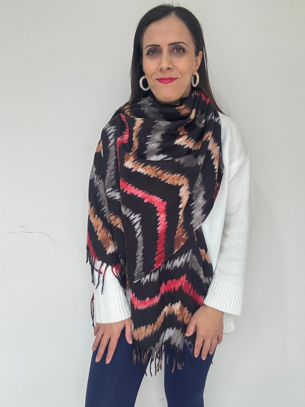 Renkli Batik Şal
