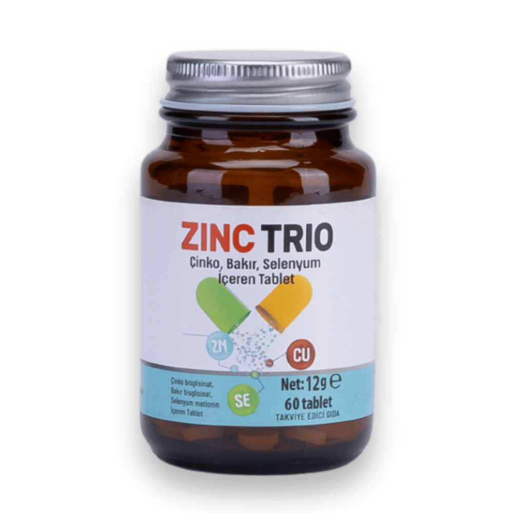 ZINC TRIO 60 TABLET  (Çinko, Bakır, Selenyum)