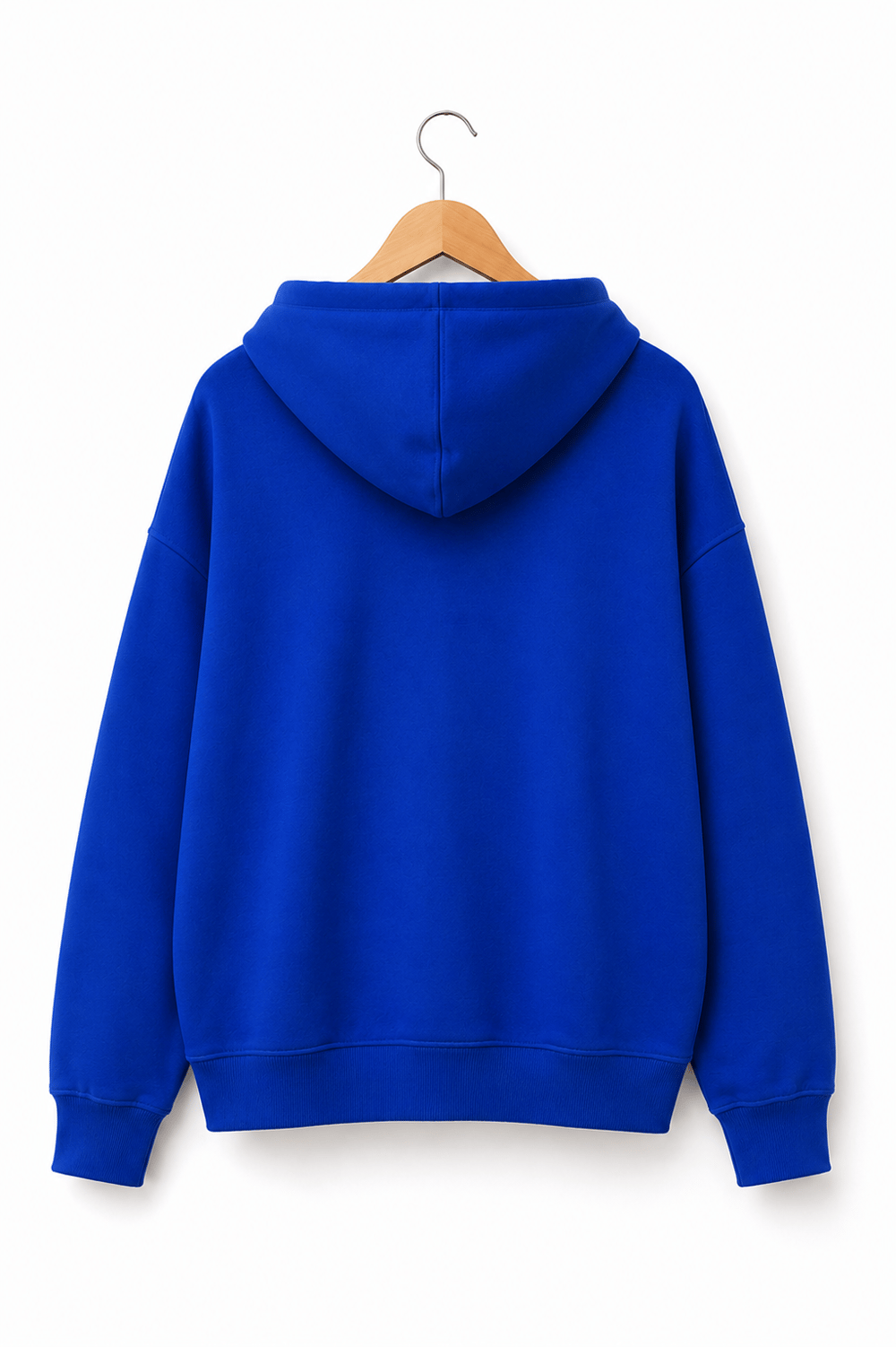 Lacivert Kapüşonlu Fermuarlı Sweatshirt