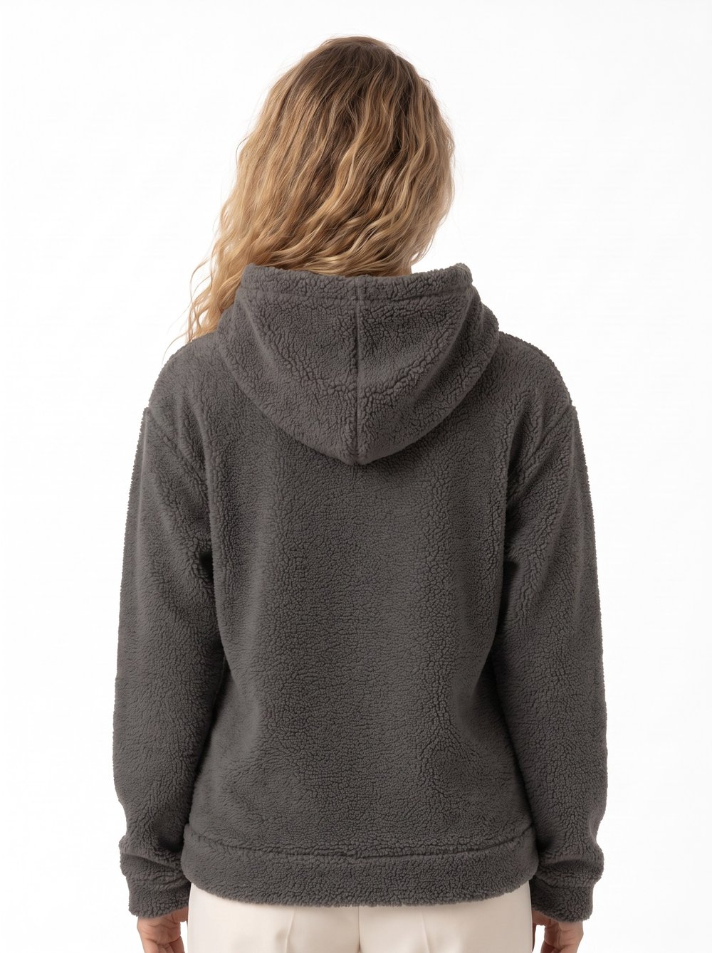 Antrasit Kapüşonlu Welsoft Sweatshirt