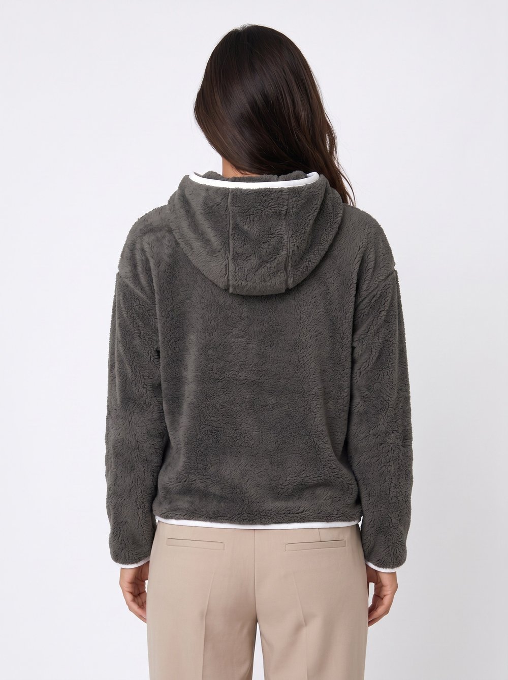 Antrasit Şeritli Welsoft Sweatshirt