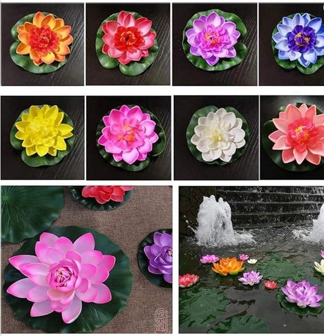 Dekoratif Yapay Lotus Çiçeği