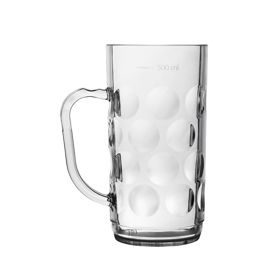 FESTİVAL BİRA BARDAĞI 500+ ML PC ŞEFFAF (50) Adet