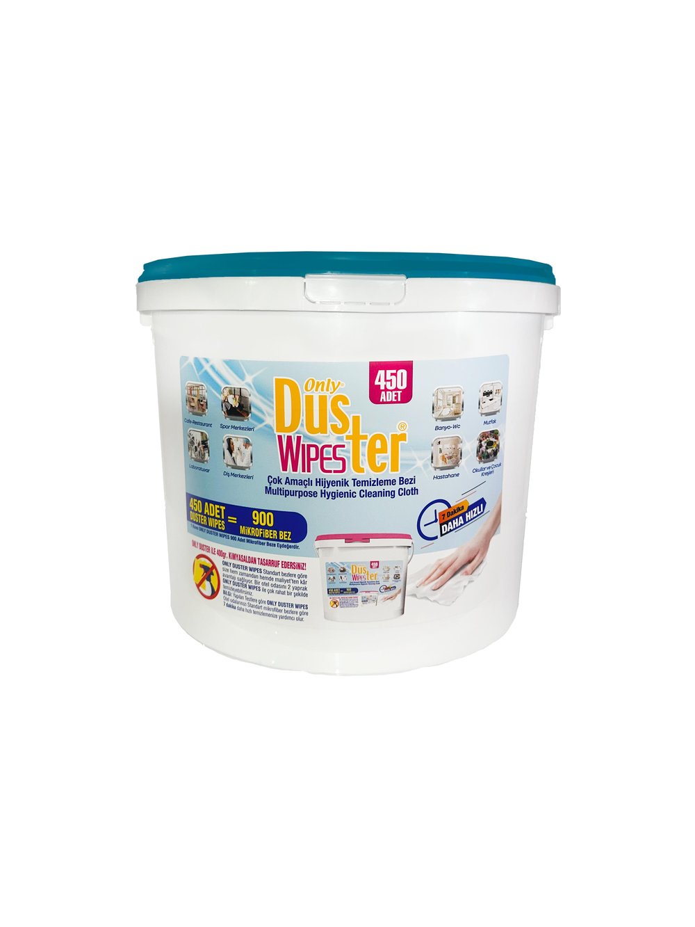 Only Duster Wipes 450 li Hijyenik Islak Temizlik Bezi