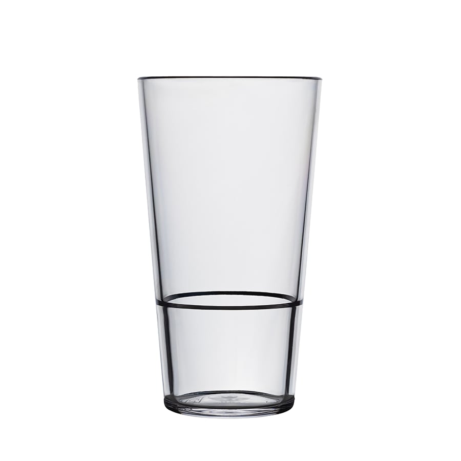 BOMONTİ STOKLANABİLİR BARDAK 300+ ML PC ŞEFFAF (120) Adet