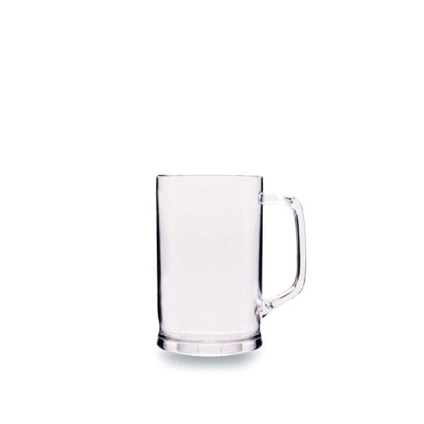 SAPLI BİRA BARDAĞI 470 ML PC ŞEFFAF (40) Adet