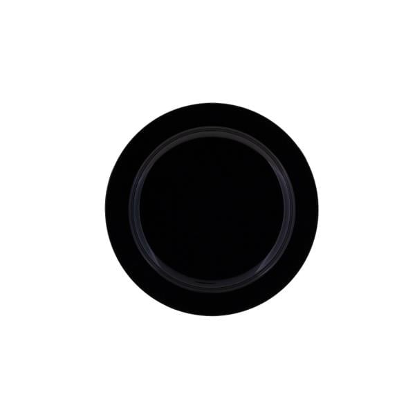 PLASTİK TABAK 19 CM PS SİYAH (120) Adet