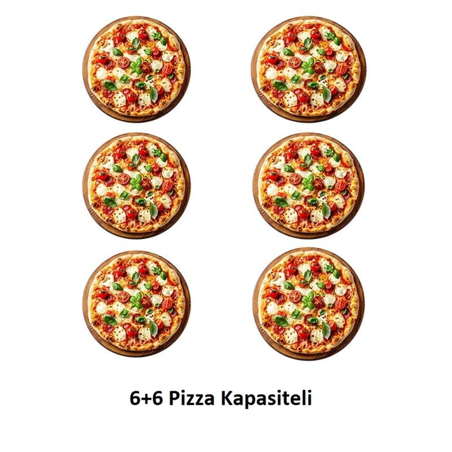 Atalay APF-962-2 Pizza Fırını 92x62 Çift Katlı
