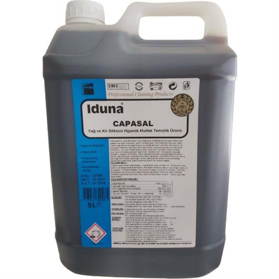 Iduna Capasal Yağ ve Kir Çözücü Hijyenik Mutfak Temizlik Ürünü - 5 Lt