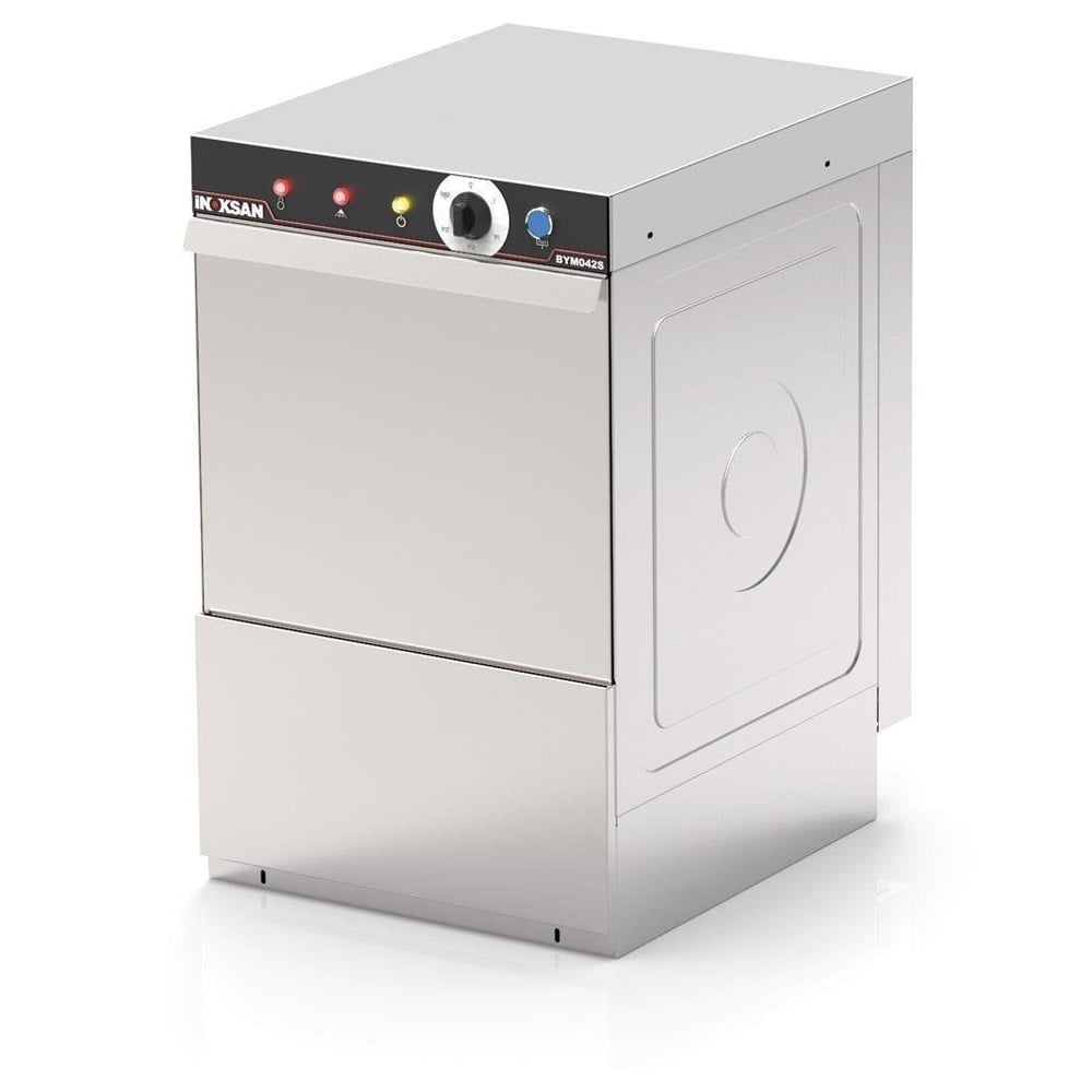 İnoksan Setaltı Bardak Yıkama Makinesi Tahliye, Deterjan ve Parlatıcı Pompalı (INO-BYM042STPD)