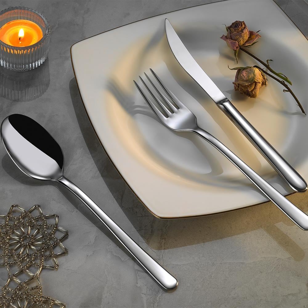 Lugga Defne Serisi Çay Kaşık 1 Düzine (12 Adet) 110 / 2 mm