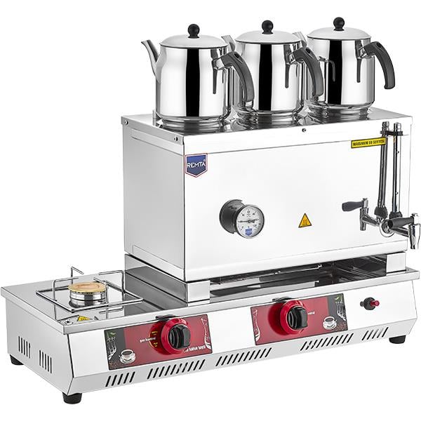 Remta 55 Model 3 Demlikli Gazlı (CE) + Elektrikli Çay Ocağı 34 lt