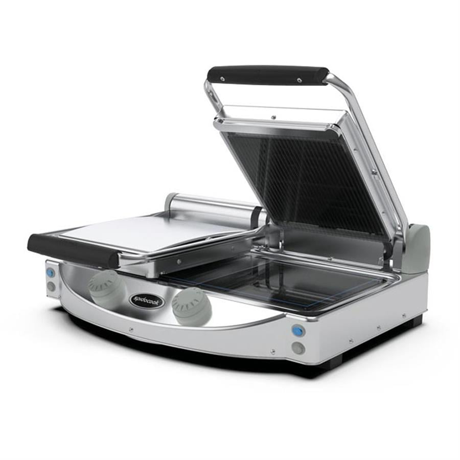 Unox SpidoGlass Yüzey Seramik Camlı Izgara & Tost Makinesi, Elektrikli SP 020 PR