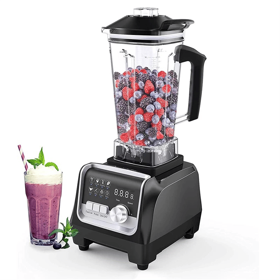 Vosco Bar Blender Pro Dijital 2 Lt Buz Kırıcılı 2200W Siyah