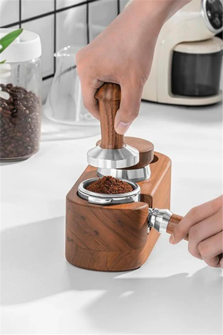 Vosco Macaron 3lü Mod-3 Ahşap Tamper Set