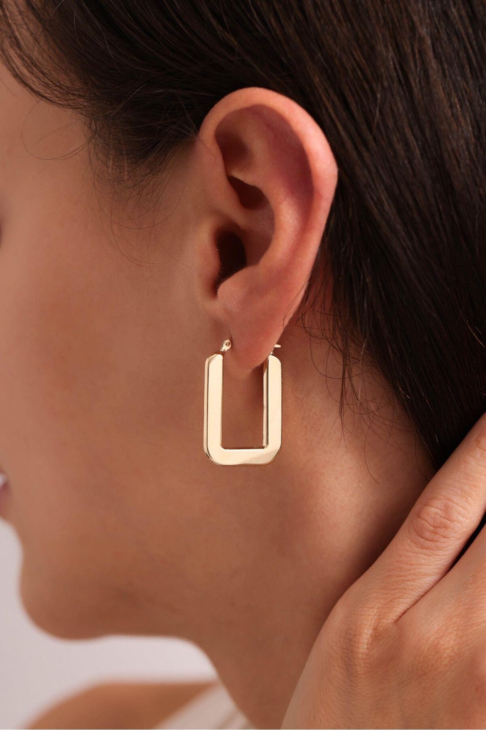 Kalın U Model Earring