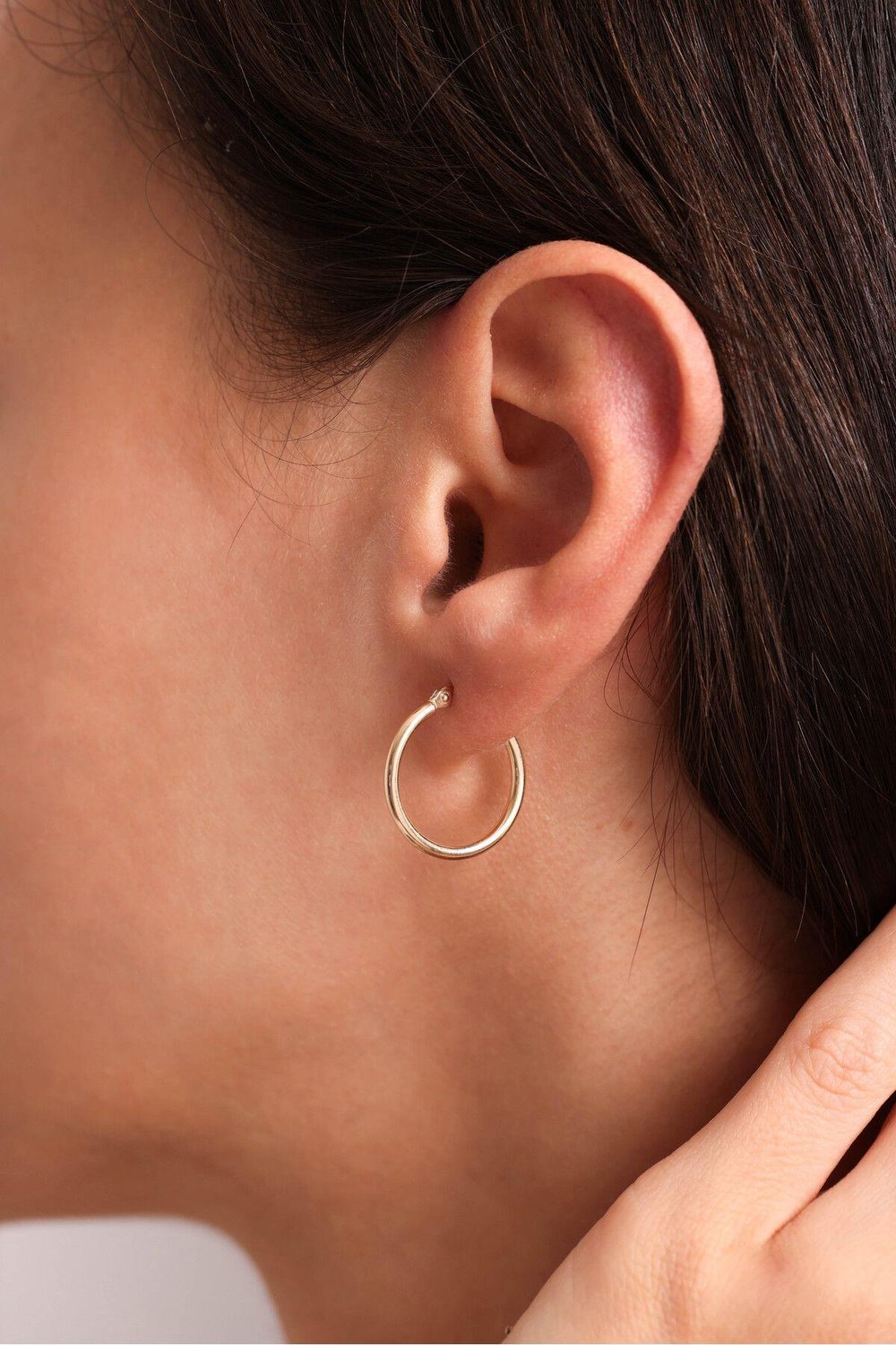 Slim Mini Halka Earring