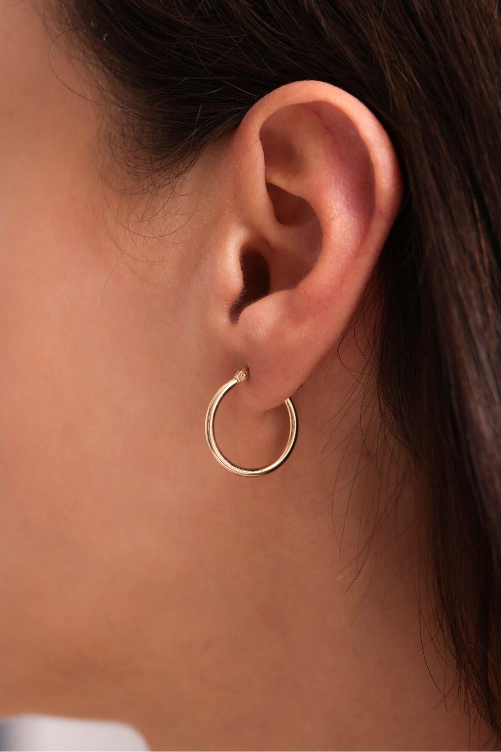 Slim Mini Halka Earring