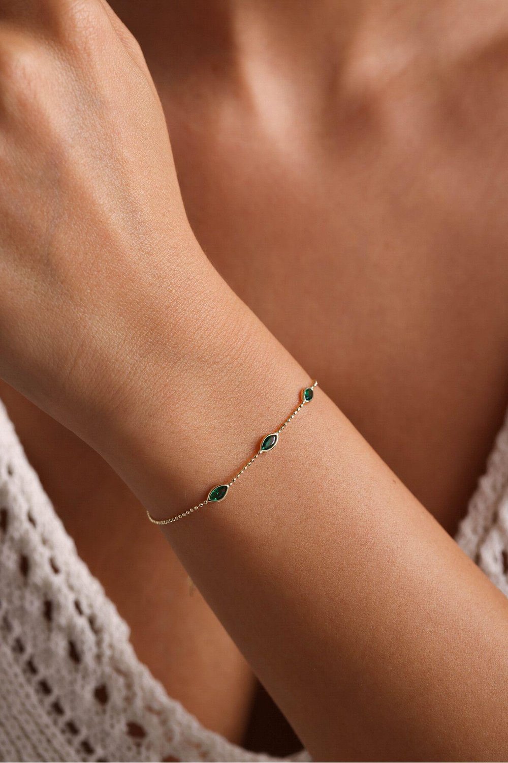Yeşil Stone Bracelet