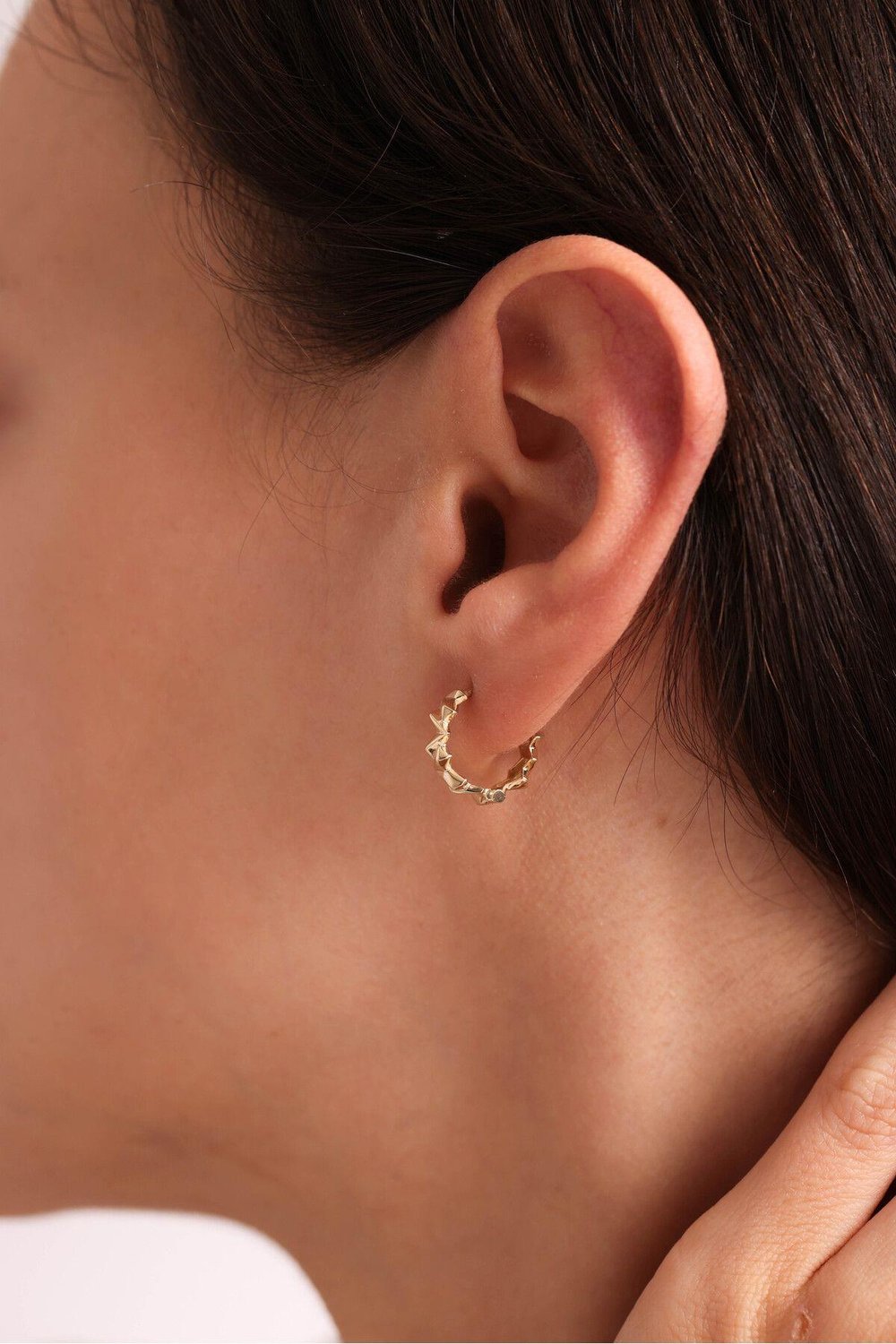 Zigzag Halka Earring