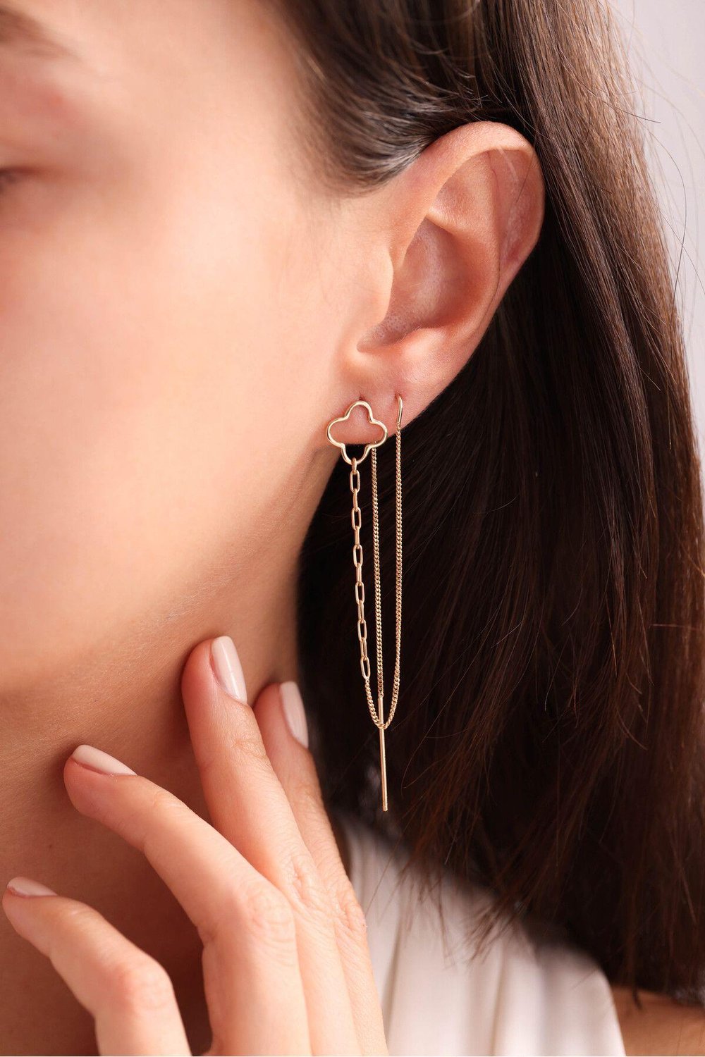 Zincirli Sallantılı Earring