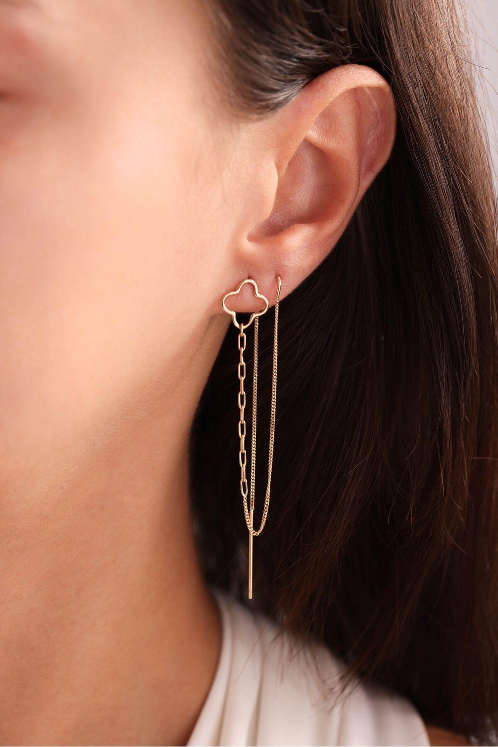 Zincirli Sallantılı Earring