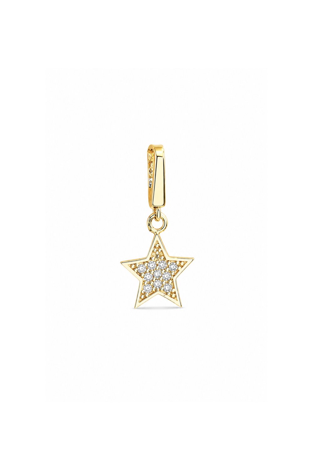 Fully Stone Yıldız Kilitli Charm Pendant