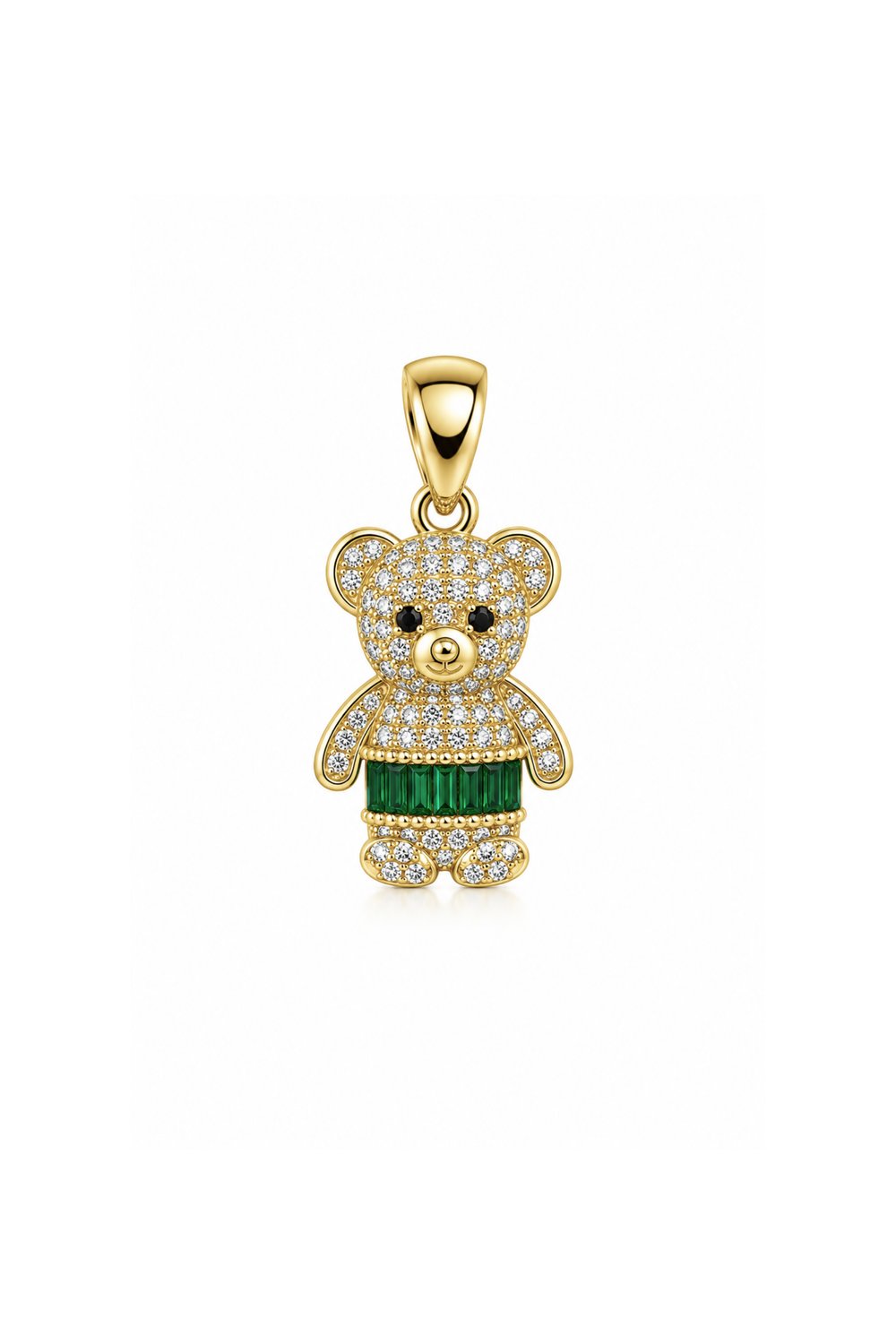 Mini Bear Green Kolye Ucu