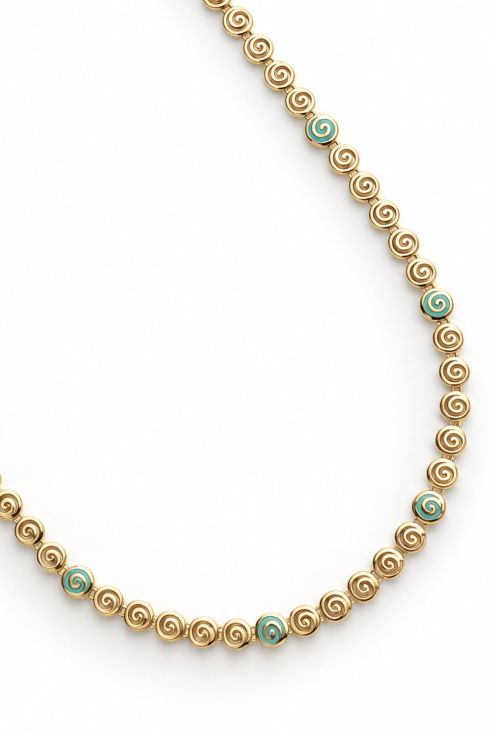 Mistero Spiral Blu Kolye