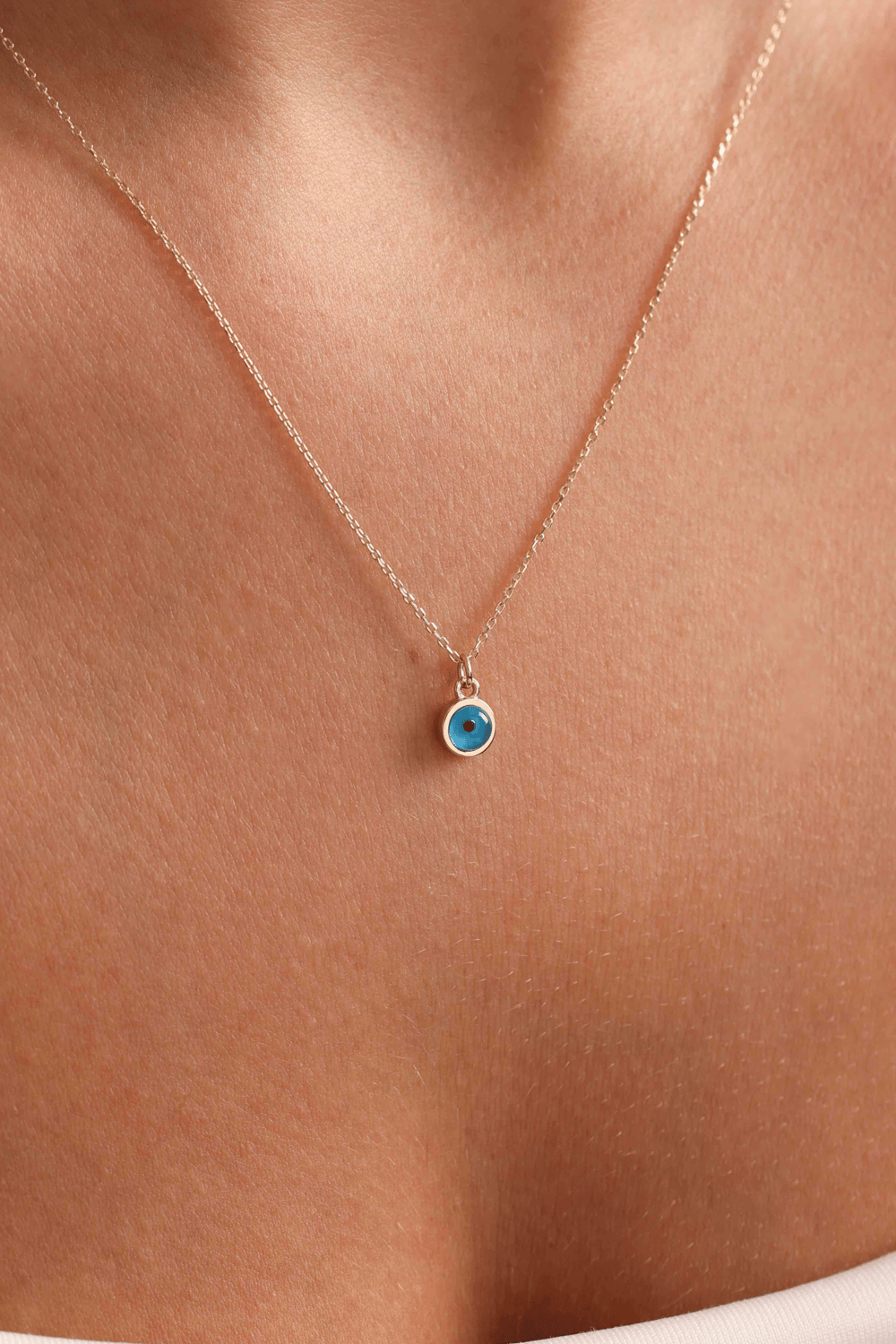 Nazar Boncuklu Göz Necklace