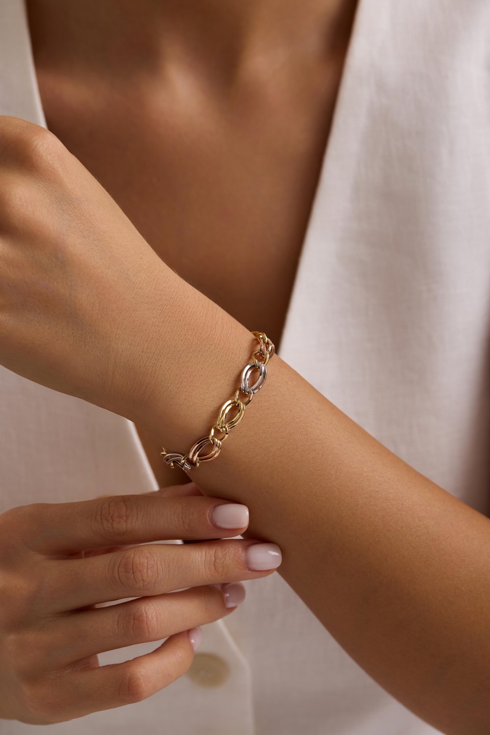 Trinity 3 Renk Hollow Bracelet
