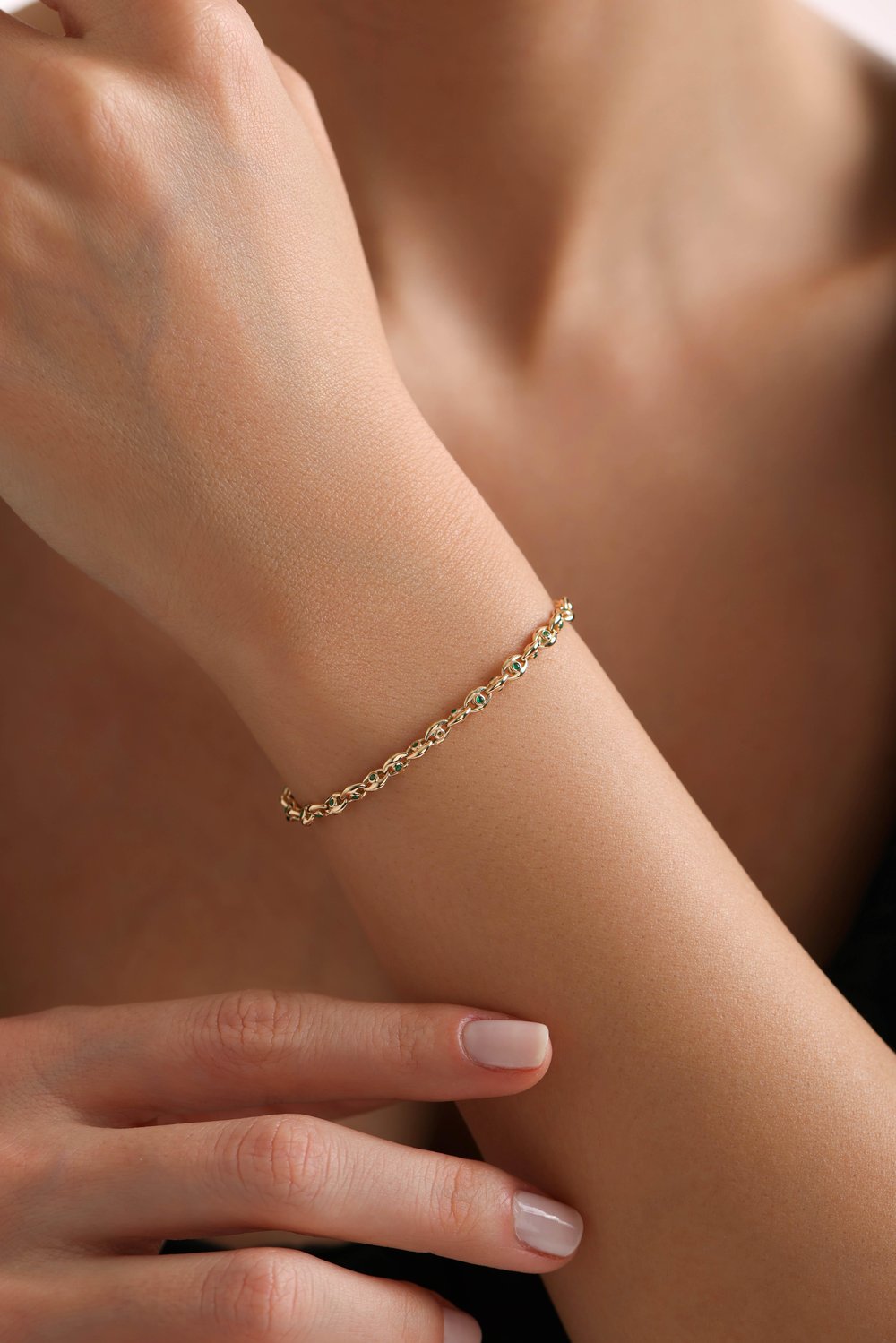 Yeşil Stone Princessa Bracelet