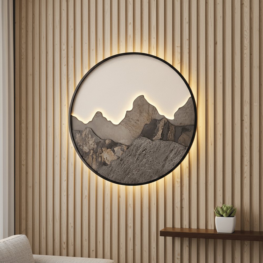 1450-09 60cm Ledli Duvar Tablosu