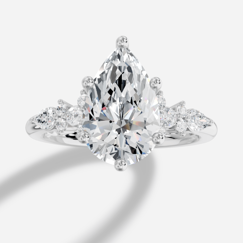 Veloria Damla Kesim Exclusive Laboratuvar Pırlanta Yüzük | X Diamond