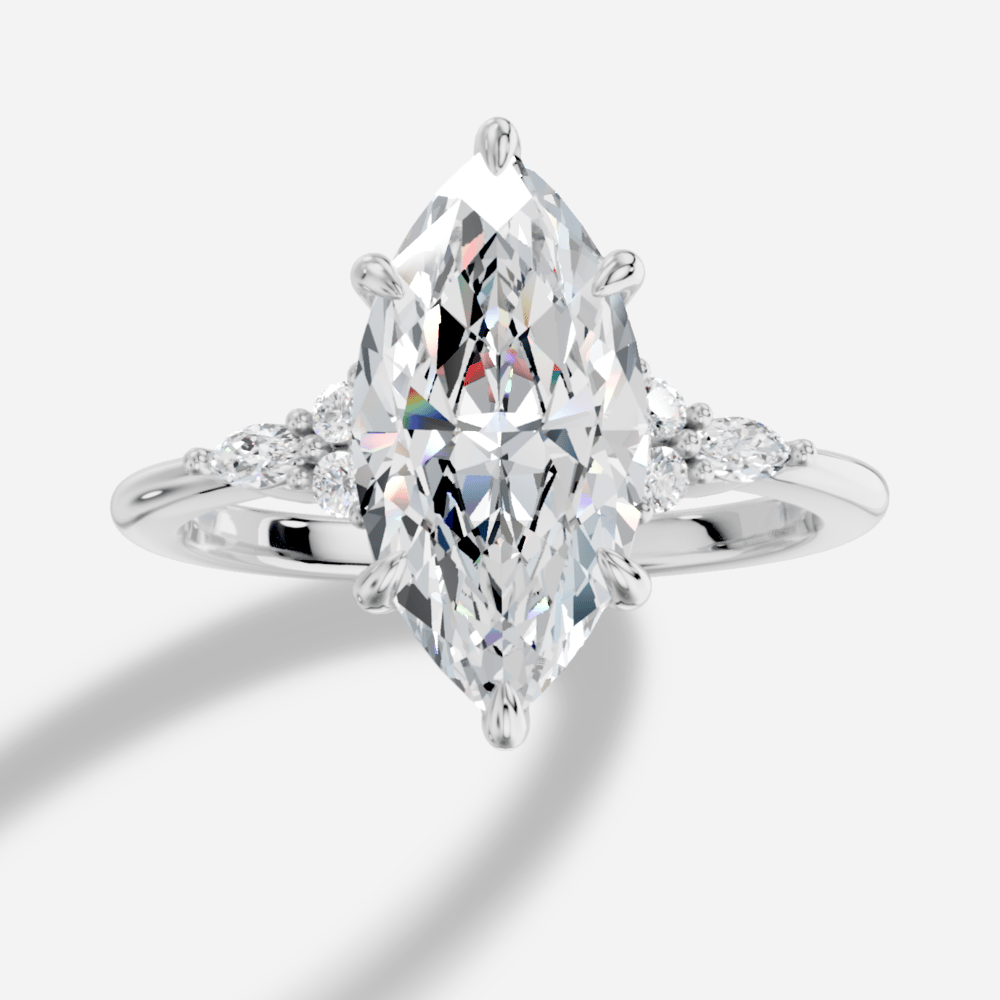Liora Markiz Kesim Exclusive Laboratuvar Pırlanta Yüzük | X Diamond