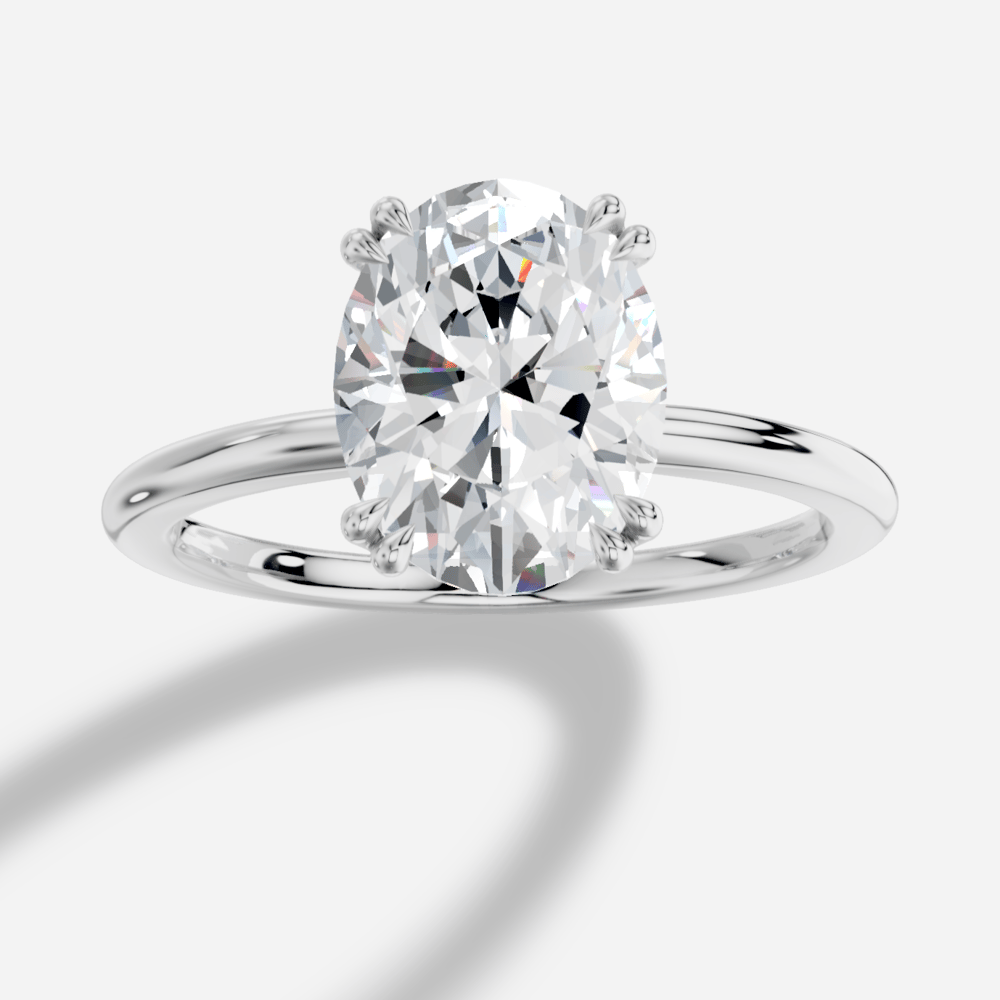 Lydia Oval Kesim Laboratuvar Pırlanta Yüzük | X Diamond